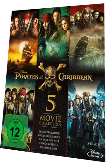 Pirates of the caribbean  5 movies ITA ENG